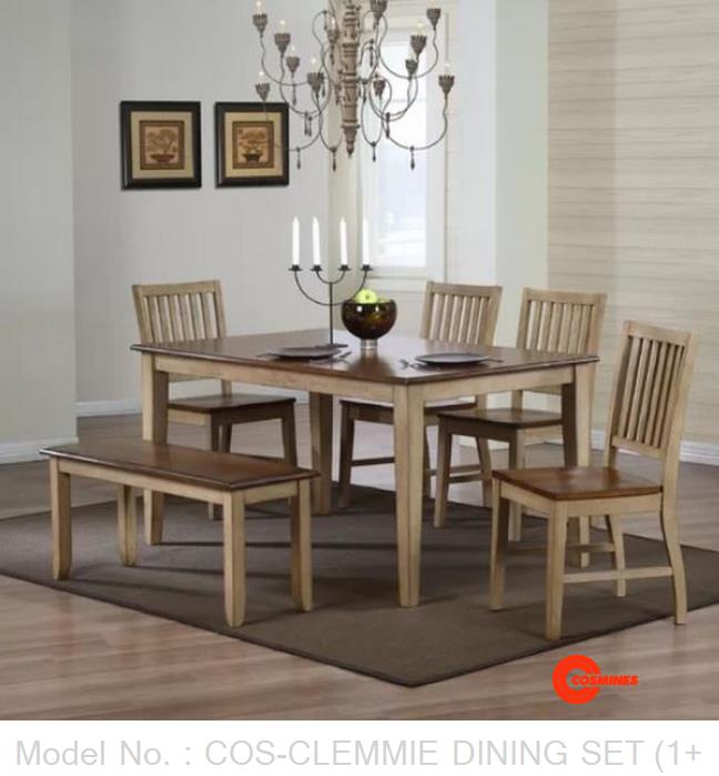 COS-CLEMMIE DINING SET (1+4+1)